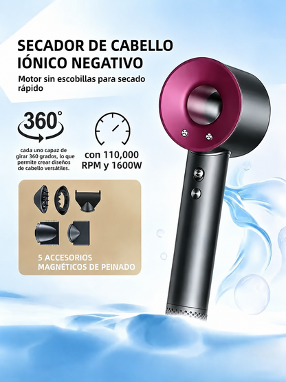 QORII | Secador Iónico profesional 5 en 1